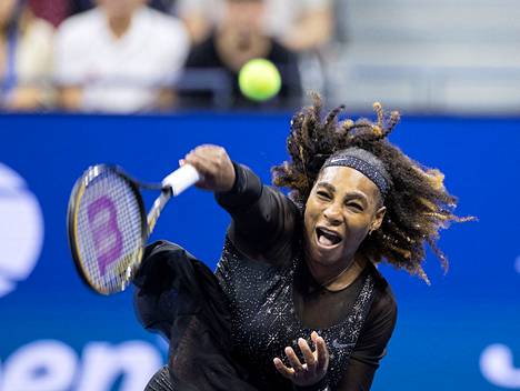 Serena Williams antoi kaikkensa uransa todennäköisesti viimeiseksi jääneessä ottelussaan.