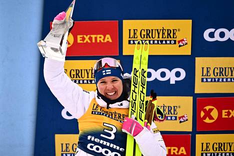 Kerttu Niskanen sijoittui toiseksi Tour de Ski -kiertueen kokonaiskilpailussa.