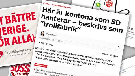 Kohu ruotsidemokraattien ”trollitehtaista” aiheutti Ruotsissa keskustelun poliittisen vaikuttamisen tavoista. 