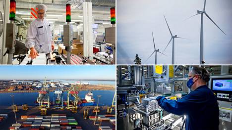 Koronavuonna on kerrottu isoista investoinneista: Bayer investoi 35 miljoonaa euroa Turkuun ehkäisykierukoiden valmistuksen laajentamiseen. WPD Finland rakentaa Pohjanmaalle tuulivoimaa 220 miljoonalla eurolla. Fintoil rakentaa Haminan satama-alueelle mäntyöljytehtaan. Valmet Automotive on rakentamassa uutta akkukokoonpanotehdasta Uuteenkaupunkiin. Kuva Salossa toimivalta tehtaalta. 