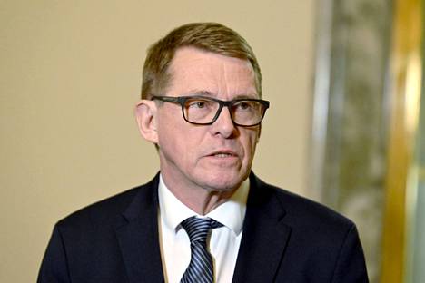 Eduskunnan puhemies Matti Vanhanen (kesk).