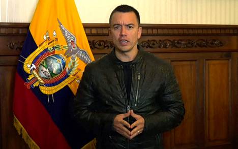 El presidente ecuatoriano, Daniel Nobo, declaró el lunes el estado de emergencia en el país.