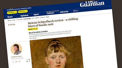 Brittilehti The Guardian lyttää tylyin sanakääntein suomalaisten rakastaman Helene Schjerfbeckin näyttelyn: ”Kylmä suihku kakkoslaatuista taidetta”