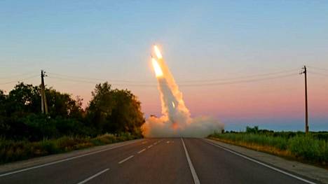Himars-raketinheitin ampui Zaporižžjan alueella heinäkuussa.