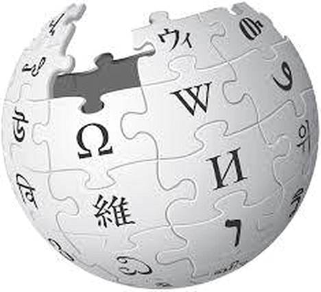 Wikipedian tunnus. Tietosanakirjaa käyttää internetissä sadoilla eri kielillä lähes 500 miljoonaa ihmistä kuukaudessa.