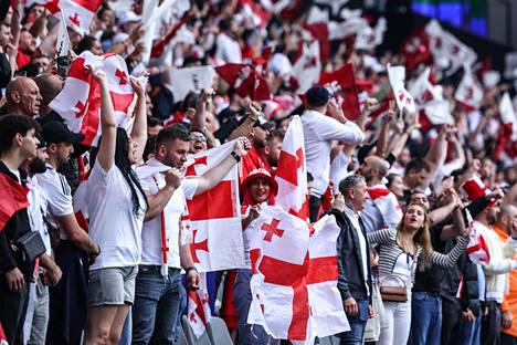 Georgian supporters' anti-Putin chants ended up on television in Russia.  The shouts were edited out of the match summary.