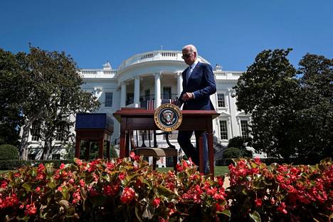 Presidentti Joe Biden on kantanut huolta demokratian tilasta Yhdysvalloissa.