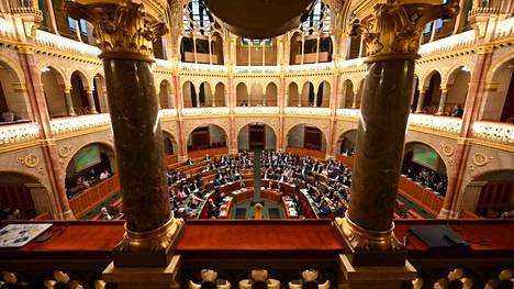 Unkarin parlamentti kokoontui Budapestissä lokakuussa.