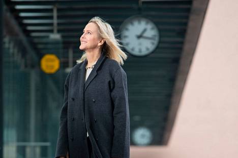Camilla Grebe vieraili Helsingissä lokakuussa 2019.