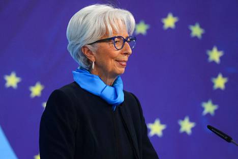 Euroopan keskuspankin pääjohtaja Christine Lagarde. 