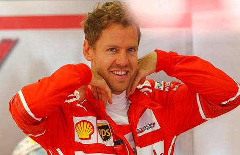 Sebastian Vettel pääsi harjoituksissa huippuvauhtiin.