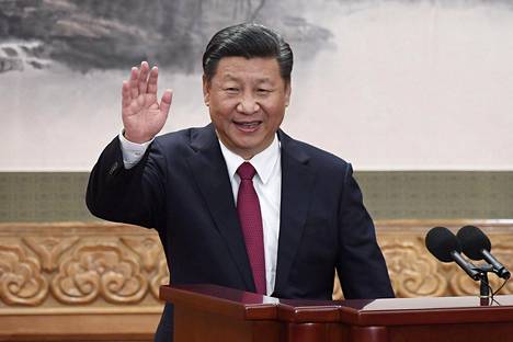 Xi Jinping esiintyi 25. lokakuuta Pekingissä.
