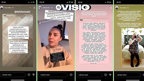 Paola Suhosen kommentit vaikuttajista herättivät Instagramissa laajaa keskustelua torstaina. 