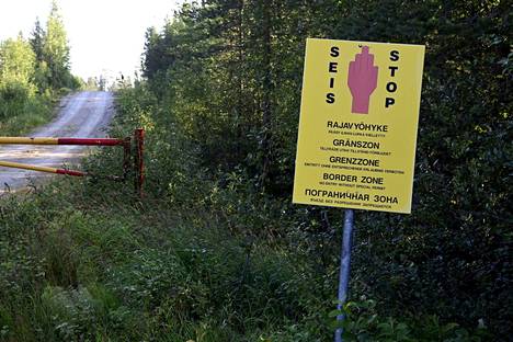 Yhden ihmisen epäillään tulleen Suomeen Venäjältä luvattomasti Kiteen Hatunvaaran alueelle sunnuntaina. Kuva rajavyöhykkeeltä Kuhmon erämaasta on otettu elokuussa 2022.