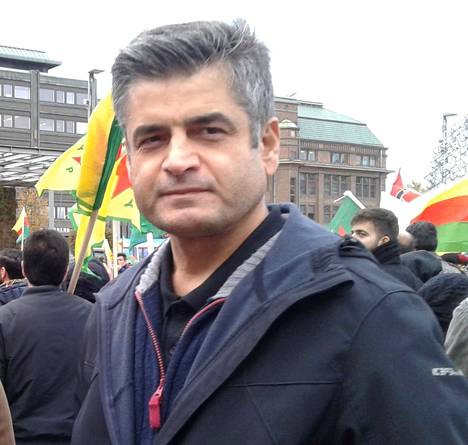 Suomalais-kurdilaisen ystävyysseuran puheenjohtaja Sabah Abbas Ali. 