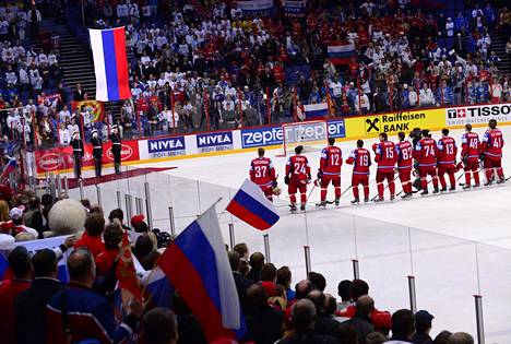 Venäjän joukkue joutuu pärjäämään tulevissa MM-kisoissa ilman lippuaan ja kansallislauluaan.