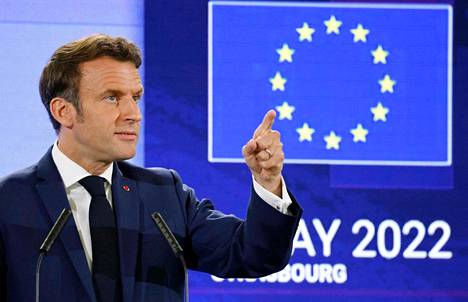 Ranskan presidentti Emmauel Macron puhui maanantaina Strasbourgissa ja vaati muutoksia EU:n toimintaan.
