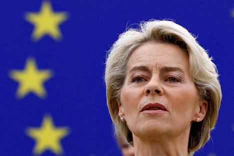 Euroopan komission puheenjohtajan Ursula von der Leyen piti Unionin tila -puheensa Strasbourgissa keskiviikkona.