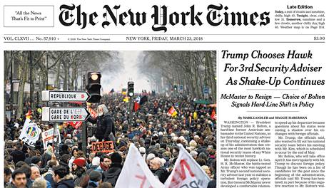 New York Times, Die Zeit ja Het Parool ovat maailman parhaiten suunnitellut lehdet