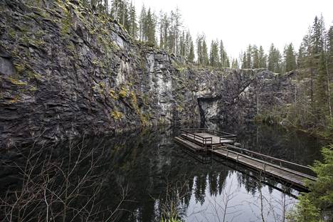 Lieksan Mätäsvaaran kaivosnäyttämö kuvattuna vuonna 2016.