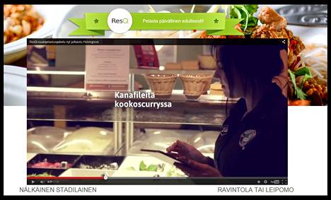 Ruokaa Helsingissä välittävä ResQ avasi verkkosivunsa tällä viikolla.