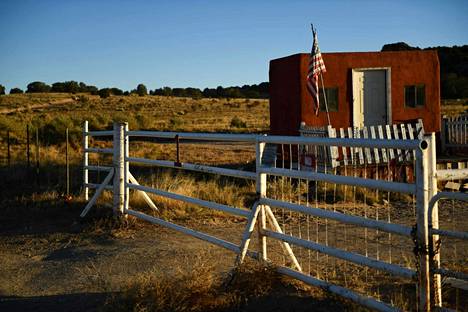 Rust-lännenelokuvan kuvauspaikka Santa Fessä New Mexicossa.
