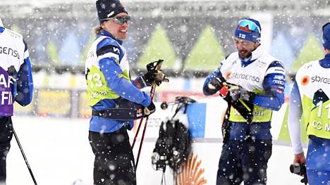 Iivo Niskanen ja Ristomatti Hakola hiihtävät perinteisen osuudet perjantain MM-viestissä.