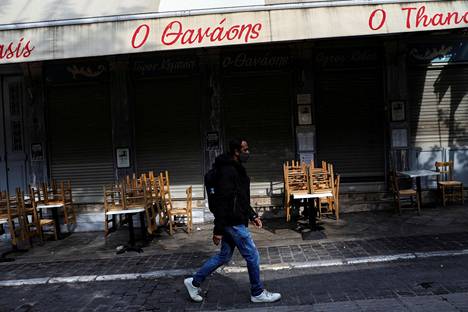 The restaurant was closed in Athens last Tuesday, albeit not forced by corona restrictions, but as a protest by a restaurateur against a negative corona test certificate required of customers.