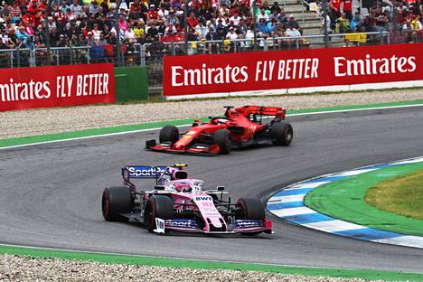 Takana ajava Ferrarin Sebastian Vettel ja Racing Pointin Lawrence Stroll saattavat kilpailla samoilla sopimusapajilla.