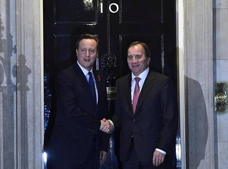 Britannian pääministeri David Cameron (vas.) ja Ruotsin pääministeri Stefan Löfven tapasivat Lontoossa viime marraskuussa.