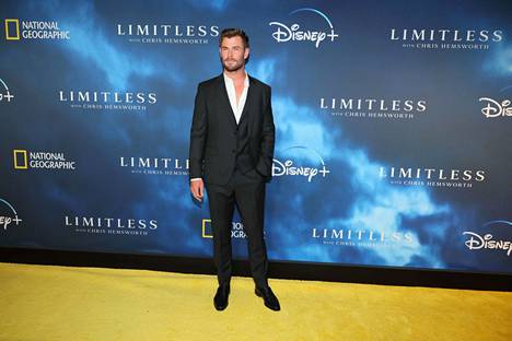 Chris Hemsworth tv-sarjansa ensi-iltatilaisuudessa marraskuun puolivälissä New Yorkissa.