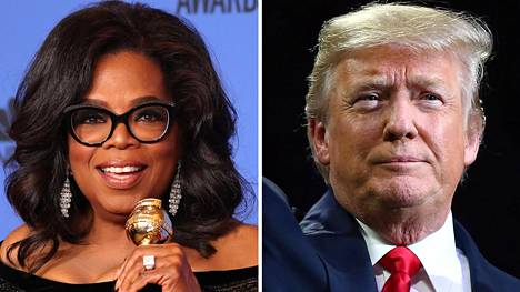Donald Trump sanoi päihittävänsä Oprahin, jos tämä pyrkii presidentiksi – Ivanka Trump puolestaan hehkutti mediavaikuttajan Golden Globe -puhetta