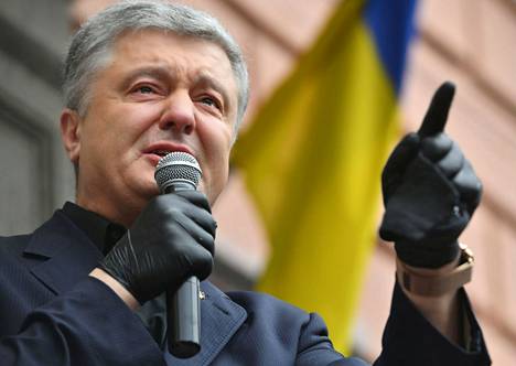 Ukraine's previous president, Petro Poroshenko, pictured in Kyiv in June 2020.