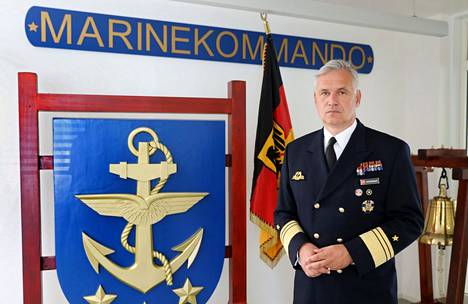 Vara-amiraali Kay-Achim Schönbach nimettiin Saksan merivoimien komentajaksi viime maaliskuussa.