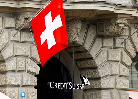 Sveitseiläisen Credit Suisse -pankin pääkonttori Zürichissä.