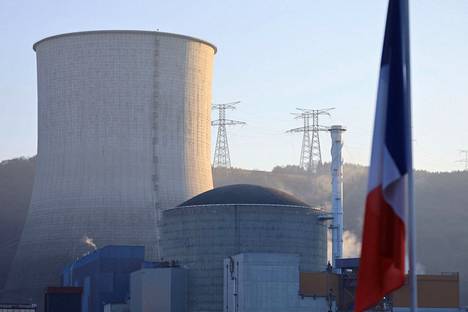 Electricite de Francen ydinvoimalaitos Choozissa Ranskassa.
