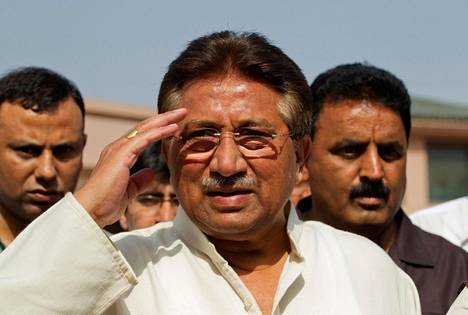 Pakistanin entinen presidentti Pervez Musharraf vieraili Islamabadissa keväällä 2013 vaalikampanjansa yhteydessä.