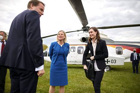 Ruotsin pääministeri Magdalena Andersson ja Suomen pääministeri Sanna Marin vierailivat tiistaina Saksassa.