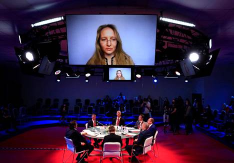 Presidentti Putinin nuorempi tytär Katerina Tihonova osallistui Pietarin talousfoorumiin viime kesänä.