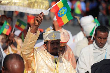 Pappi osallistui Etiopian hallitusta puolustaneeseen ja Tigrayn kapinallisia ja länsimaiden puuttumista vastustaneeseen mielenosoitukseen Etiopian pääkaupungissa Addis Abebassa sunnuntaina.