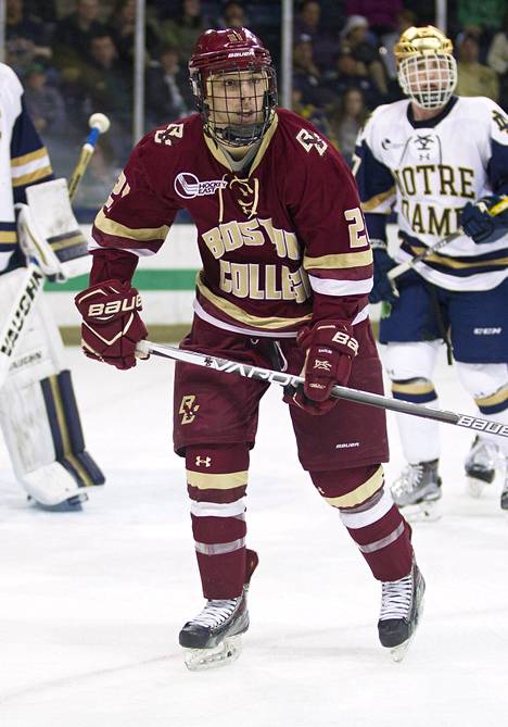 Matthew Gaudreau at Boston College in 2016.