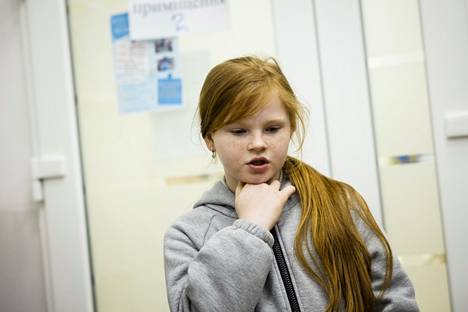 Tamara, 9, pakeni sotaa Lviviin.