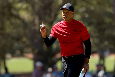 Tiger Woods pelaa parhaillaan Mastersissa.