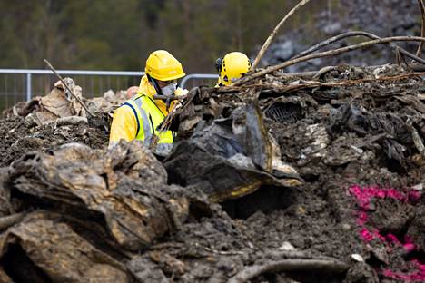 Waste has been brought underground since Tuesday.