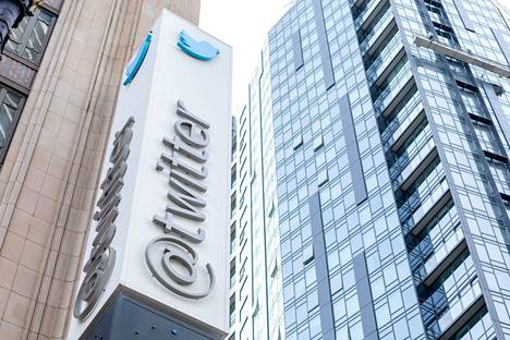 Twitterin pääkonttori kuvattuna San Franciscossa lokakuussa. 