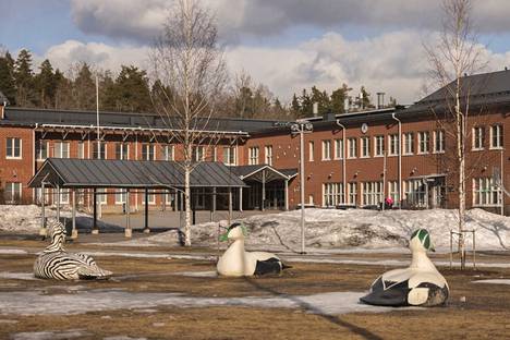 Kaarinalaisen Kotimäen koulun oppilaiden kimppuun käytiin koulun pihalla tällä viikolla. Kuva on maaliskuulta 2022.