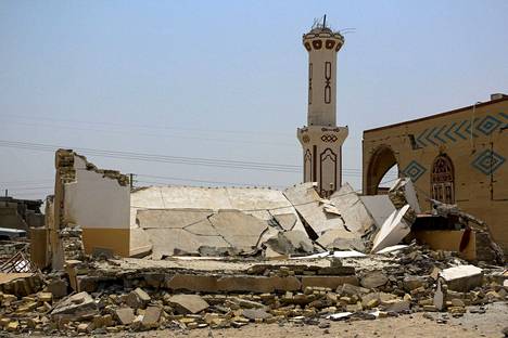 Maanjäristys teki tuhoa Sayeh Khoshin kylässä Hormozganin maakunnassa.