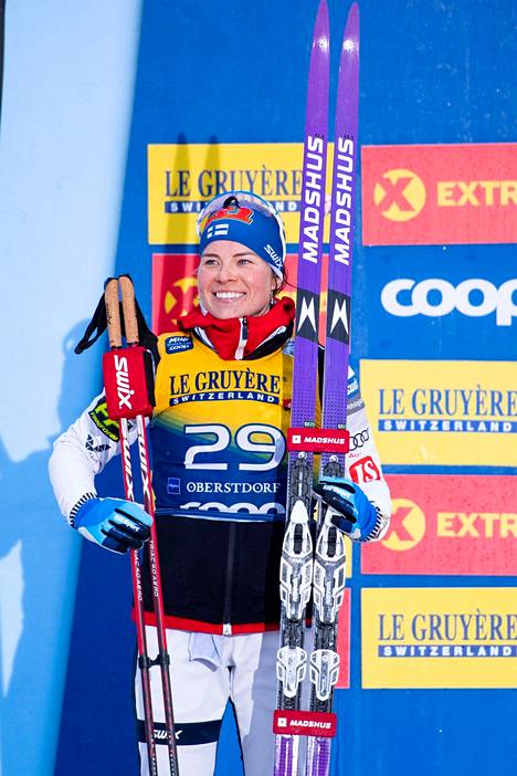 Krista Pärmäkoski hiihti toiseksi Tour de Skillä.
