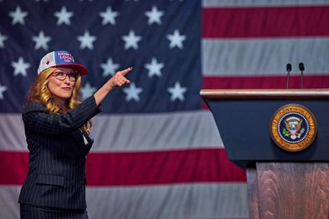 Meryl Streep näyttelee Yhdysvaltain trumpmaista presidenttiä Janie Orleania. 