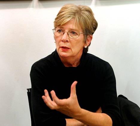 Barbara Ehrenreich vieraili Suomessa syyskuussa 2002.